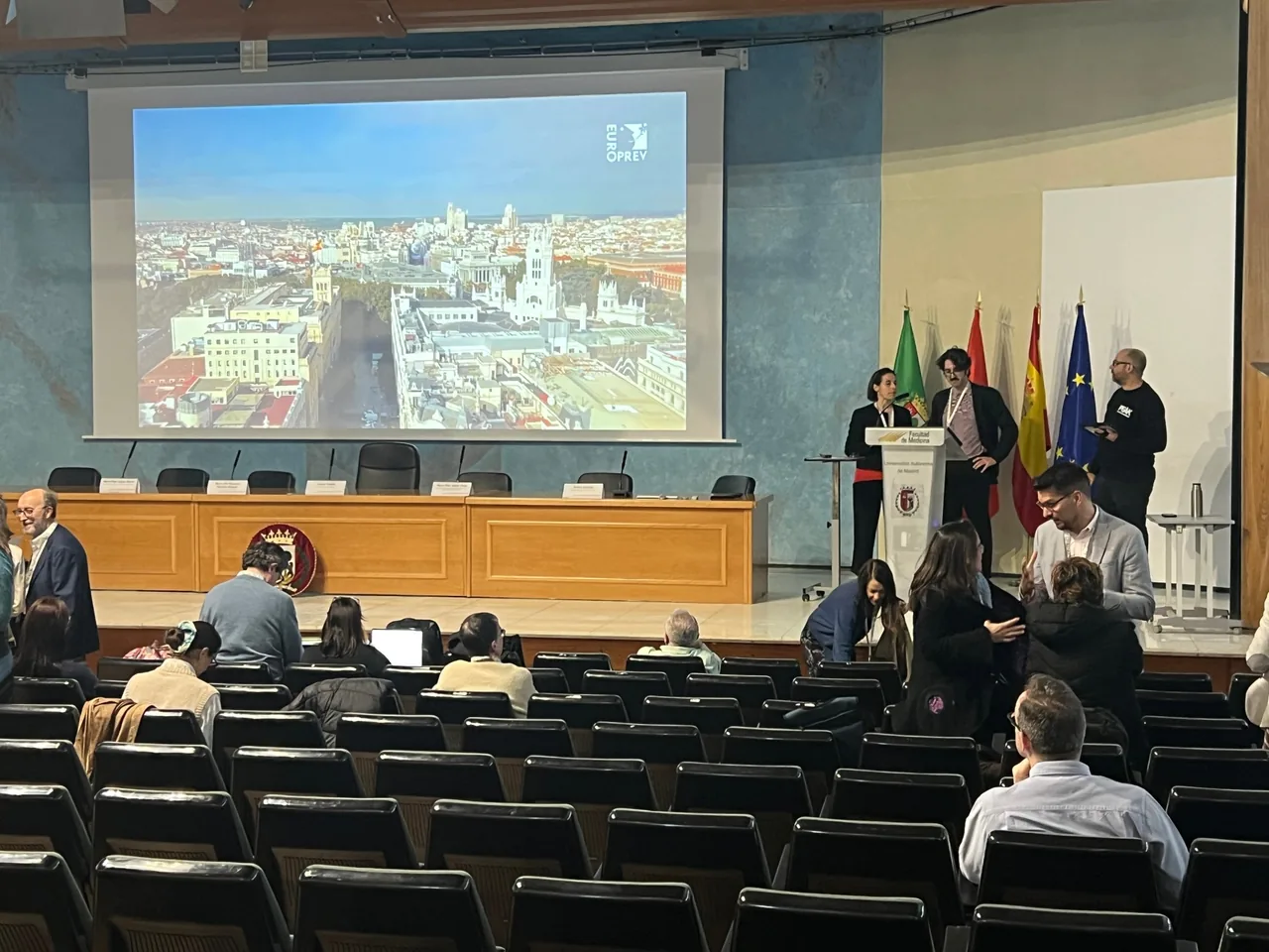 Prednášková sála Lekárskej fakulty UAM počas EUROPREV Fora 2026